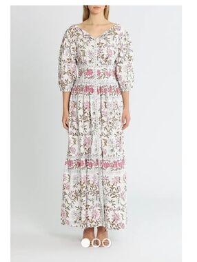 HANNAH ARTWEAR Camilla Dress in Buganvillea Size 0